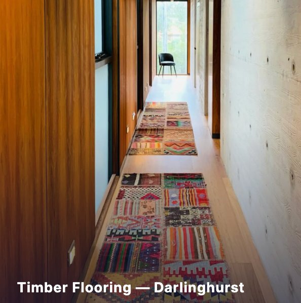 Premium timber flooring installed by Piper Moss in a Sydney home